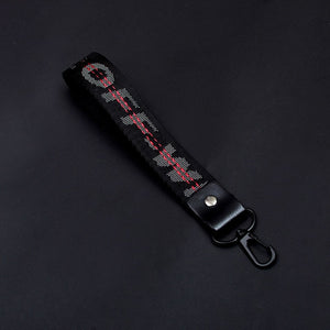 Off White Keychain Braided Ribbon Keychains For Women Men Phone Case Lanyard Key Chain Car Key Ring Wallet Bag Pendant Jewelry
