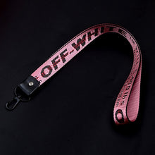 Load image into Gallery viewer, Off White Keychain Braided Ribbon Keychains For Women Men Phone Case Lanyard Key Chain Car Key Ring Wallet Bag Pendant Jewelry