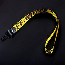 Load image into Gallery viewer, Off White Keychain Braided Ribbon Keychains For Women Men Phone Case Lanyard Key Chain Car Key Ring Wallet Bag Pendant Jewelry