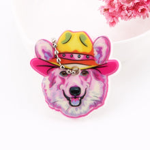 Load image into Gallery viewer, Cartoon Anime Cute Key Cover Cap Silicone Mickey Stitch Bear Keychain Women Gift Owl Porte Clef Minne Key Chain