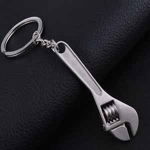 TAFREE Fashion Tools Keychains Spanner,Hammer,Saw,Axe,Wrench,Electrodrill,Scissors Alloy Pendants with Chains useful Key chains